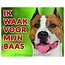 Stickerkoning American Staffordshire Terrier Watch Sign - I'm Watching