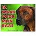 Stickerkoning Rhodesian Ridgeback Watch Sign - I am watching out for my