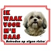 Stickerkoning Segno dell'orologio Shih Tzu - Sto facendo la guardia al mio padrone