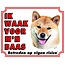 Stickerkoning Segno dell'orologio Shiba Inu - Sto attento al mio capo