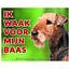 Stickerkoning Airedale Terrier Watch Sign - Vigilo a mi amo