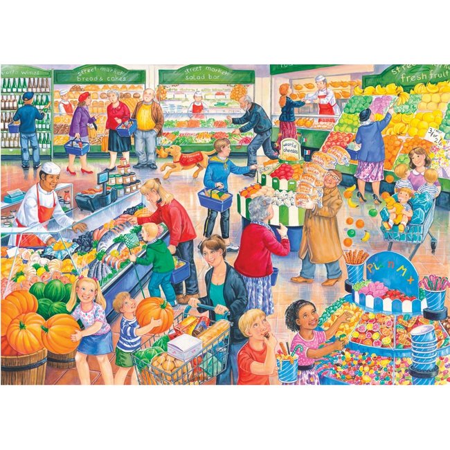 The House of Puzzles Puzzle Supermarket Dash 250 pezzi XL