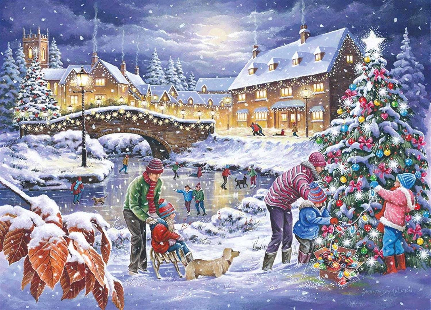 Twinkling Lights Puzzle 1000 pieces House of Puzzles The House of