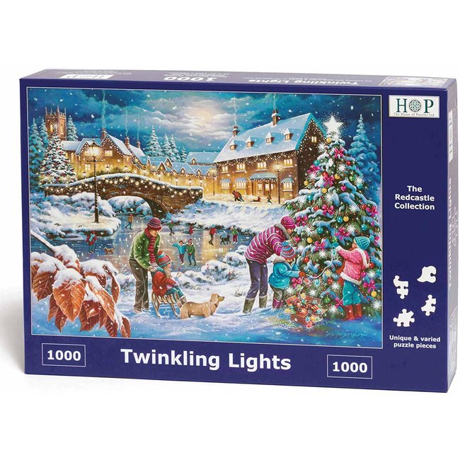 The House of Puzzles Twinkling Lights Puzzle 1000 pieces