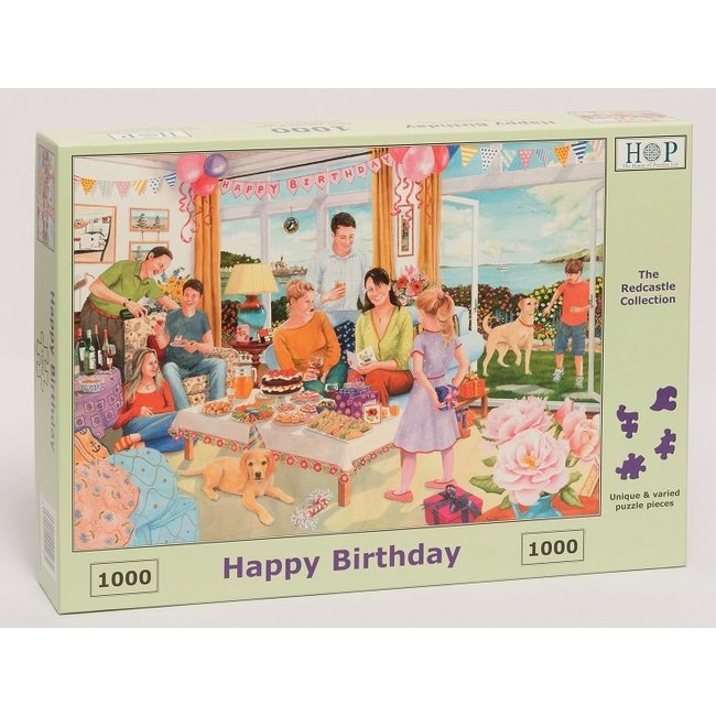 Happy Birthday Puzzel 1000 stukjes