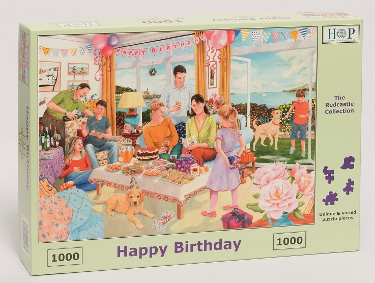 Happy Birthday Puzzel 1000 stukjes