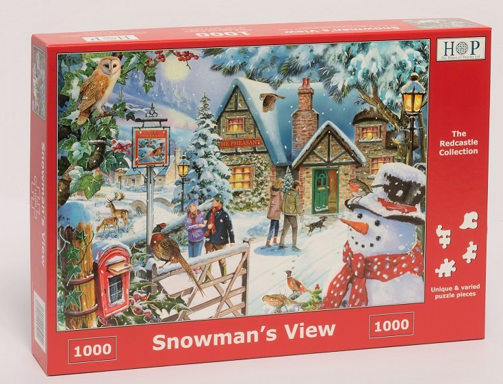 Snowman's View Puzzel 1000 stukjes