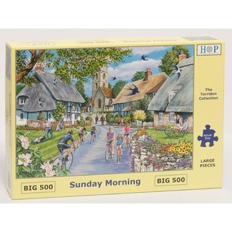 The House of Puzzles Dimanche matin Puzzle 500 pièces XL