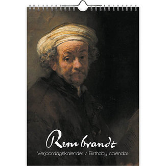 Comello Rembrandt Birthday Calendar A4