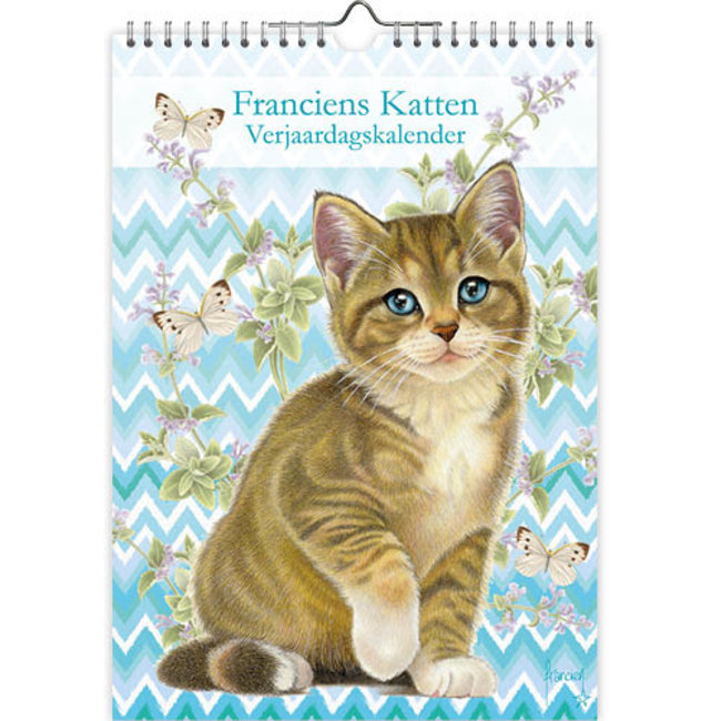 Comello Franciens Gatos Cumpleaños Calendario A4