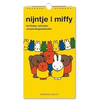 Bekking & Blitz Miffy anniversaire Calendrier