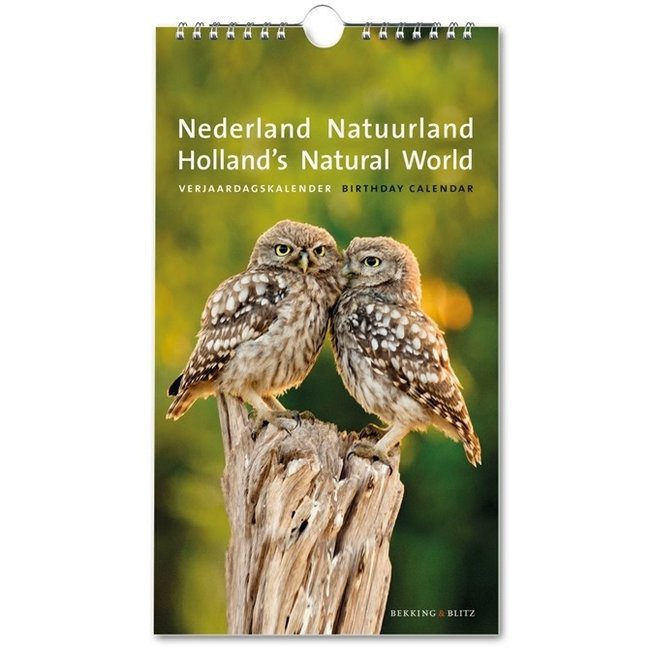 Bekking & Blitz Calendrier d'anniversaire pour les terres naturelles des Pays-Bas
