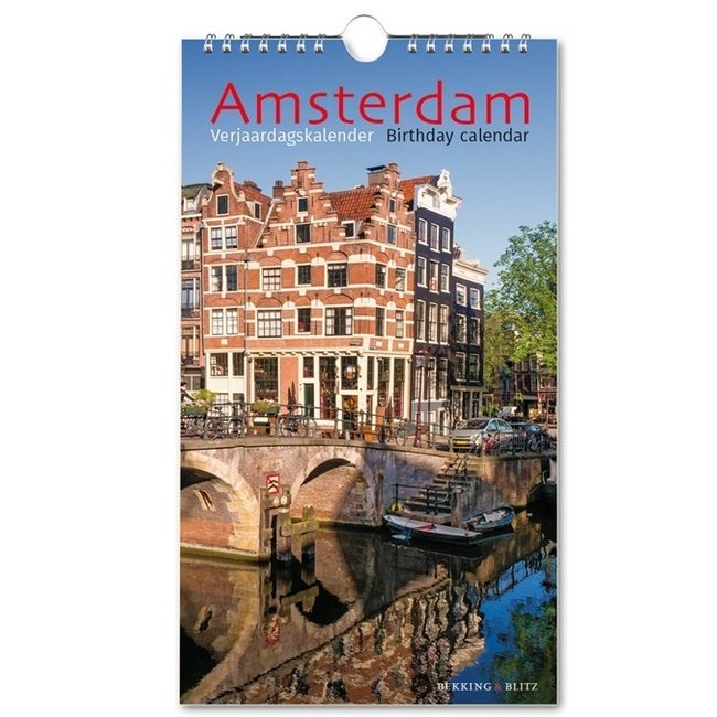 Bekking & Blitz Amsterdam Compleanno Calendario
