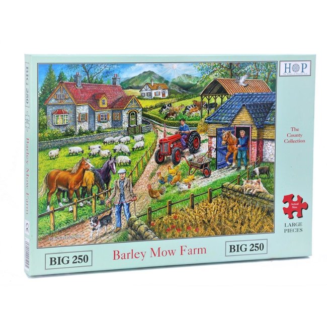 The House of Puzzles Barley Mow Farm Puzzle 250 XL pieces