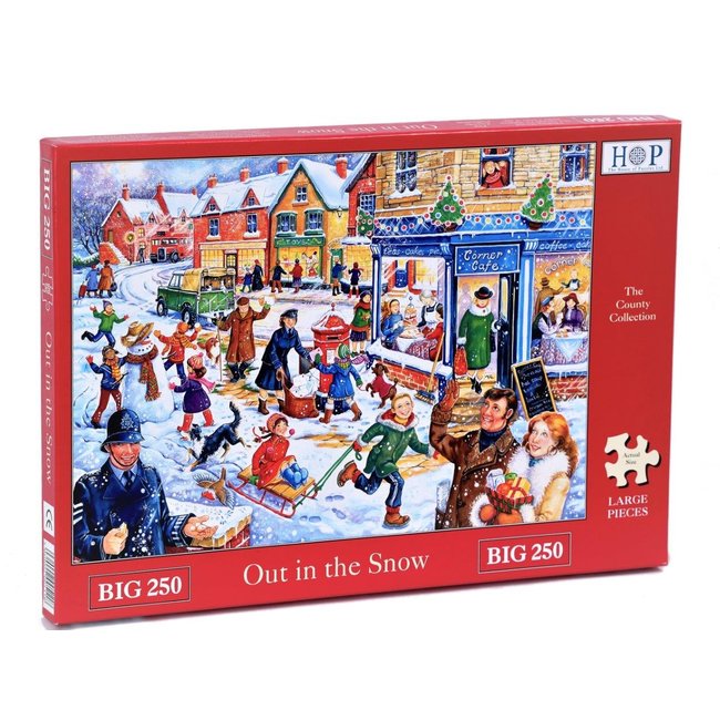 The House of Puzzles Out in the Snow Puzzle 250 XL pieces
