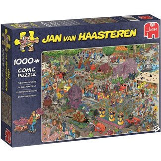 Jumbo Jan van Haasteren - Desfile de flores Puzzle 1000 piezas