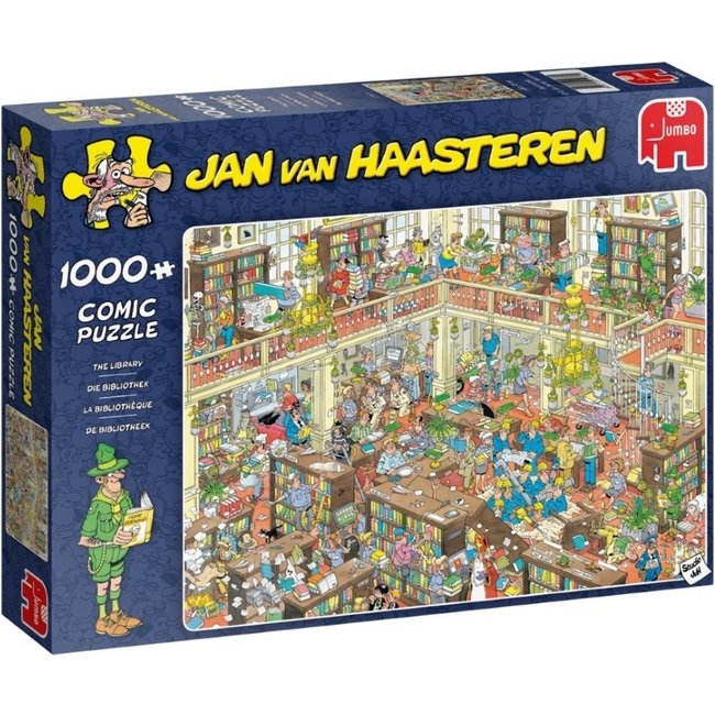 Jan van Haasteren - La bibliothèque Puzzle 1000 pièces