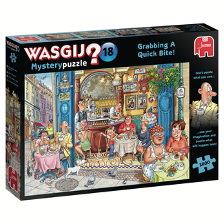 Jumbo Wasgij Mystery 18 Grabbing A Quick Bite Puzzle 1000 pièces