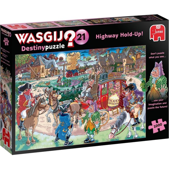 Wasgij Destiny 21 Highway Hold-Up Puzzle 1000 pezzi