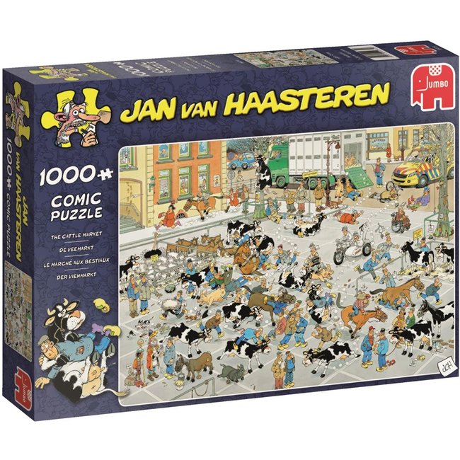 Jan van Haasteren - The Cattle Market Puzzle 1000 Pieces