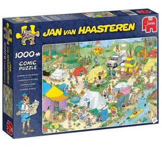 Jumbo Jan van Haasteren - Camping dans les bois Puzzle 1000 pièces