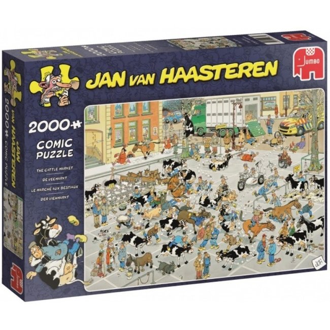Jan van Haasteren - The Cattle Market Puzzle 2000 Pieces