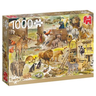 Jumbo Rien Poortvliet Construction de l'arche de Noé Puzzle 1000 pièces