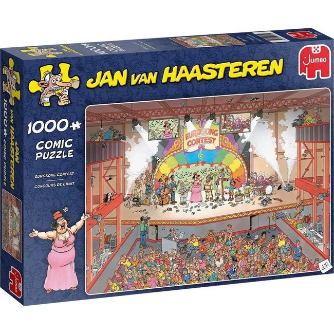 Jan van Haasteren – Eurovisie Songfestival Puzzel 1000 Stukjes