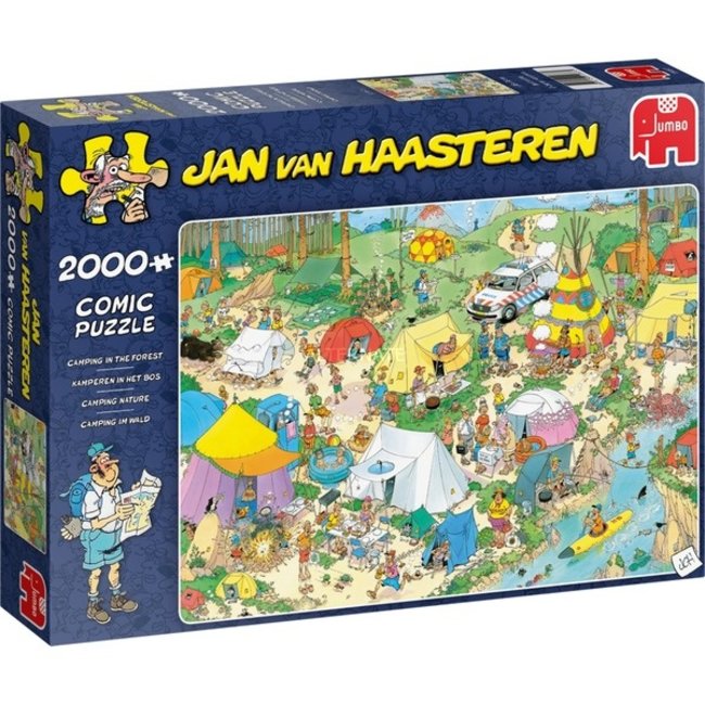 Jan van Haasteren – Kamperen in het Bos Puzzel 2000 Stukjes