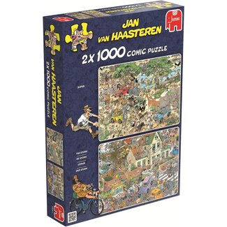 Jan van Haasteren Jan van Haasteren - Safari and Storm Puzzle 2x 1000 Pieces