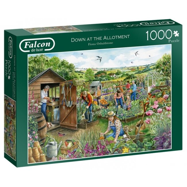 Down at the Allotment Puzzle 1000 Teile