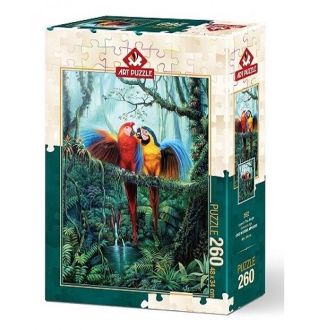 Art Puzzle Amor en la jungla Puzzle 260 piezas