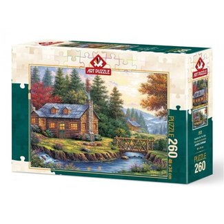 Art Puzzle Herbst auf den Hügeln Puzzle 260 Teile