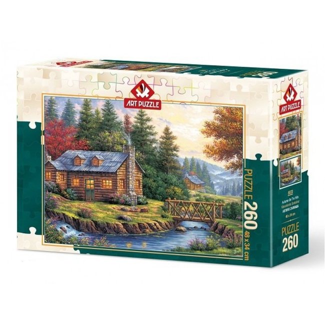 Art Puzzle Herbst auf den Hügeln Puzzle 260 Teile