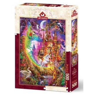 Art Puzzle 500 Rainbow Castle Puzzle Pieces