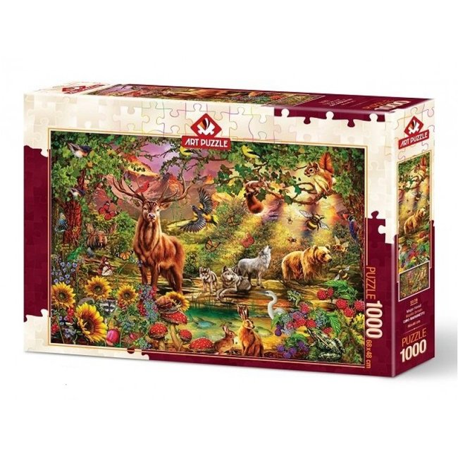 Art Puzzle Puzzle della foresta magica 1000 pezzi