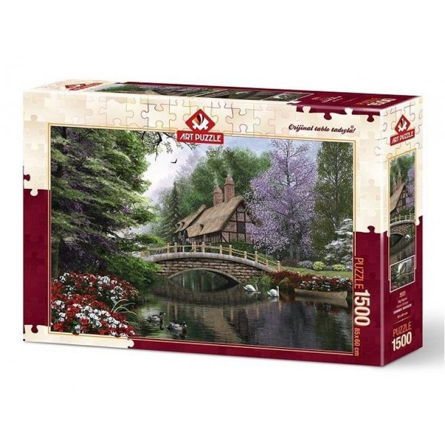 Art Puzzle Puente de piedra Puzzle 1500 piezas