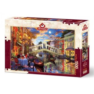 Art Puzzle Rialto Bridge Venice 1500 Puzzle Pieces