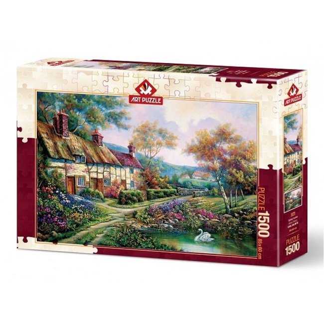 Art Puzzle Puzzle del giardino di primavera 1500 pezzi