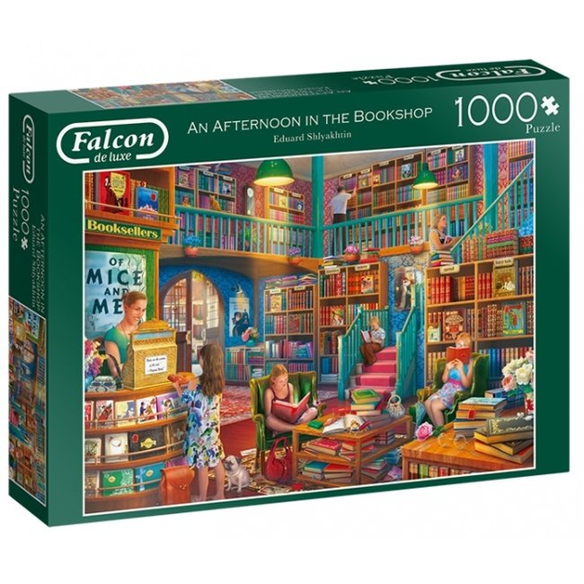 Falcon Un après-midi à la librairie Puzzle 1000 pièces