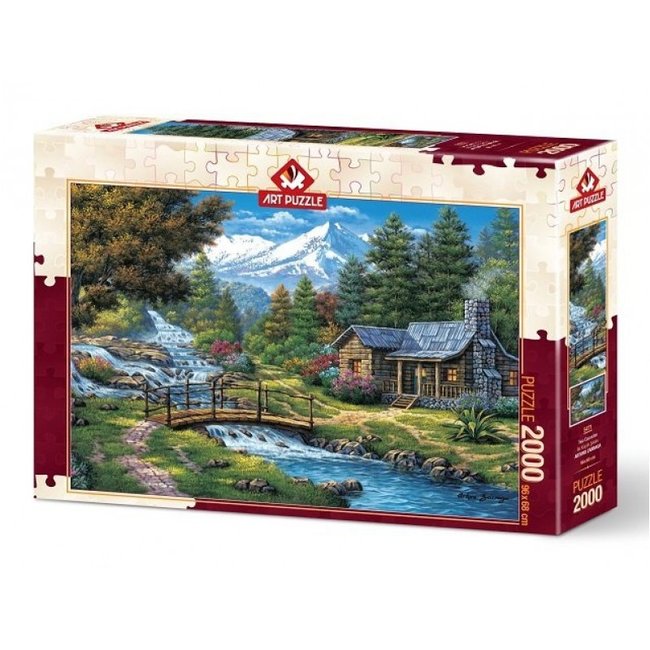 Art Puzzle Zwei Kaskaden Puzzle 2000 Teile