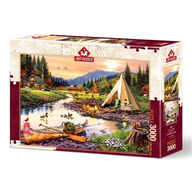 Art Puzzle Camping Friends Puzzle 3000 Teile