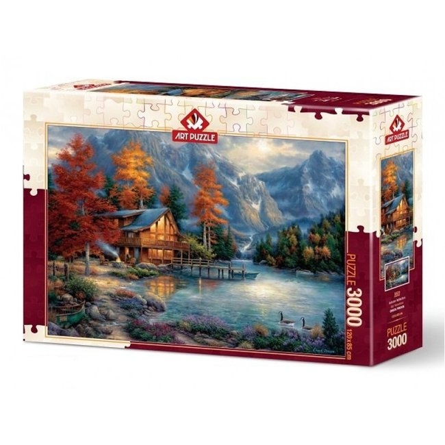 Puzzle 3000 pezzi Riflesso d'autunno