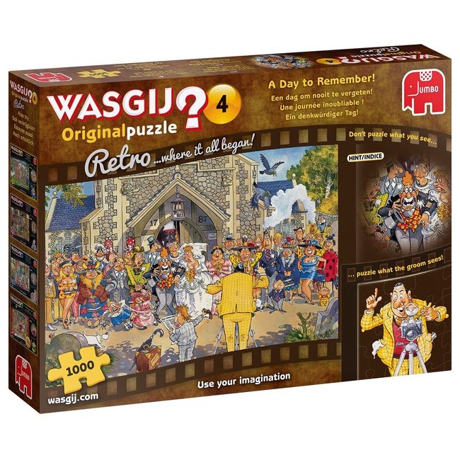 Jumbo Wasgij 4 Retro Een dag om nooit te vergeten Puzzel 1000 stukjes