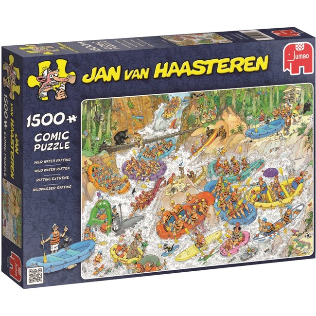 Jan van Haasteren Jan van Haasteren - Puzzle 1500 pièces - Rafting en eaux vives