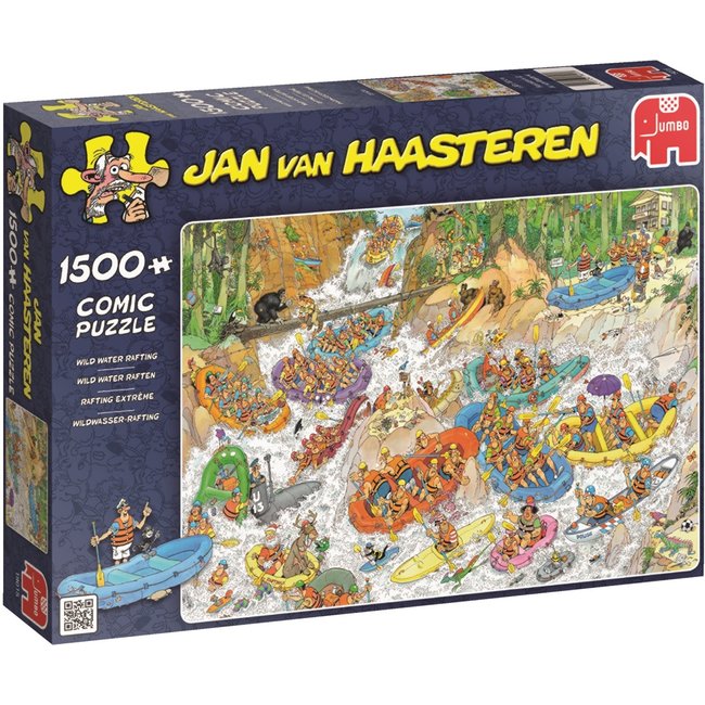 Jan van Haasteren – Wild Water Raften Puzzel 1500 Stukjes