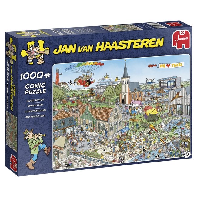 Jan van Haasteren - Puzzle redondo Texel 1000 piezas