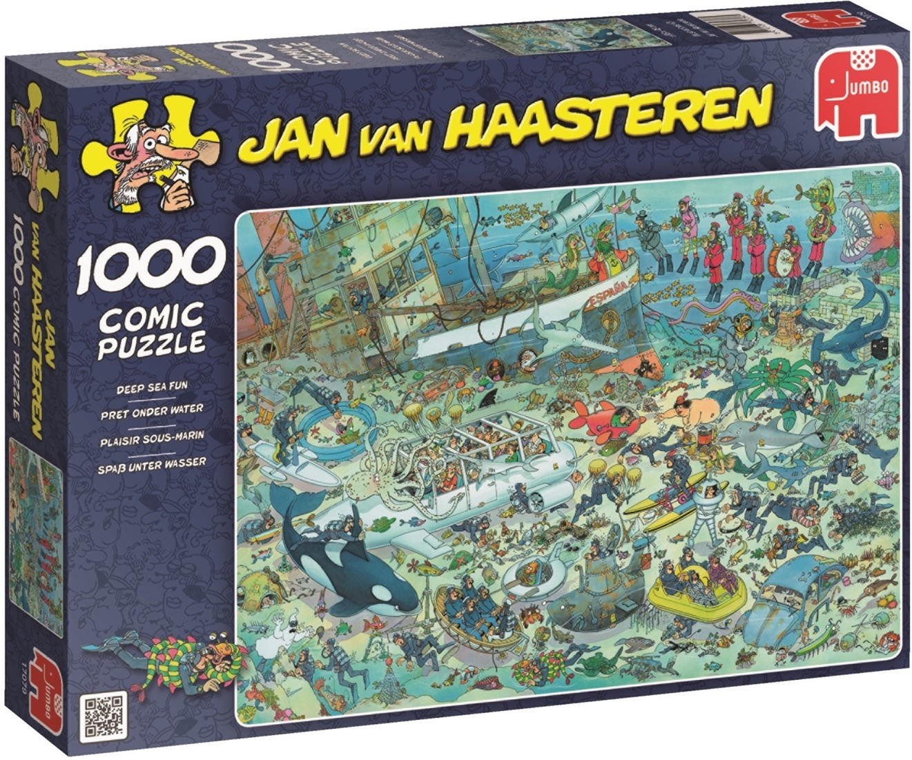 Jan van Haasteren Onderwater Wereld puzzel - 1000 stukjes
