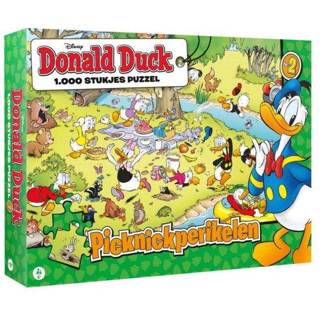 Donald Duck Picknick Gefahren Puzzle 1000 Teile