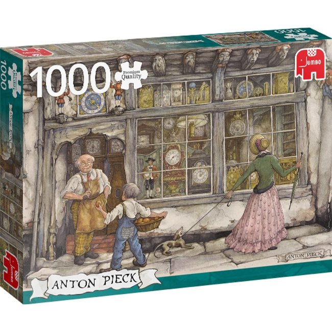 Jumbo Puzzle Anton Pieck Negozio di orologi 1000 pezzi